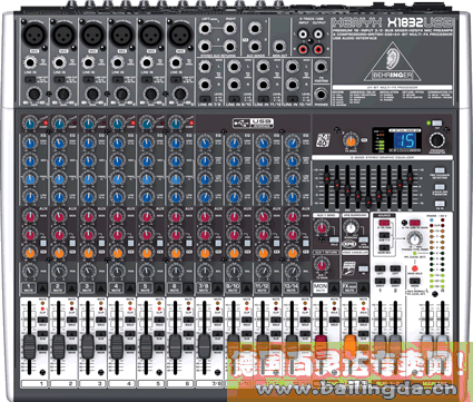 德国百灵达X1832USB调音台