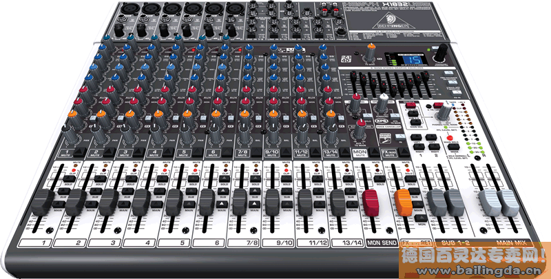 德国百灵达X1832USB调音台